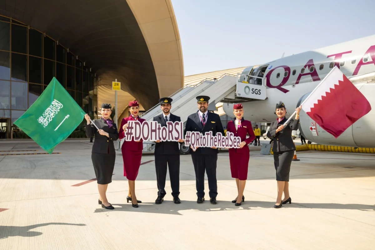 Qatar Airways now offers three weekly non-stop flights between Doha and The Red Sea