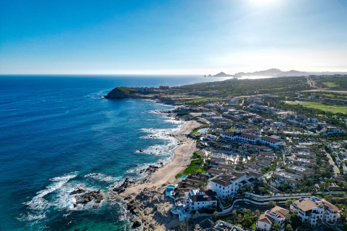 Drone Shot above Hacienda del Mar in Los Cabos taken by Editor in Chief, Tyler Fox